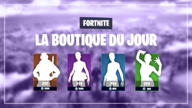 Boutique Fortnite 30 juin 2023